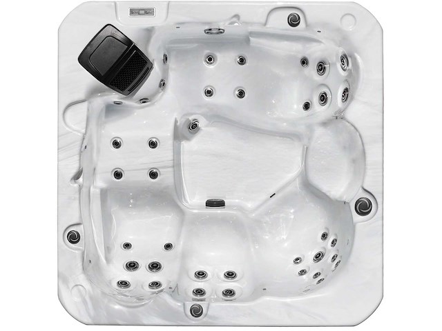 Mawialux 5-persoons plug and play buitenspa (1x 220v stekker) - witte binnenkuip - afbeelding 1 van  9