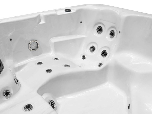 Mawialux 5-persoons plug and play buitenspa (1x 220v stekker) - witte binnenkuip - afbeelding 5 van  9