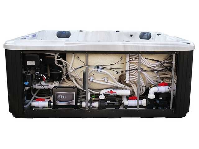 Mawialux 6-persoons buitenspa met balboa en wifi (bomvol opties en 121 massage jets) - keuze uit 3 kuip kleuren - afbeelding 51 van  81