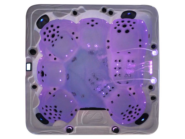 Mawialux 6-persoons buitenspa met balboa en wifi (bomvol opties en 150 massage jets) - zwarte binnenkuip - afbeelding 13 van  67