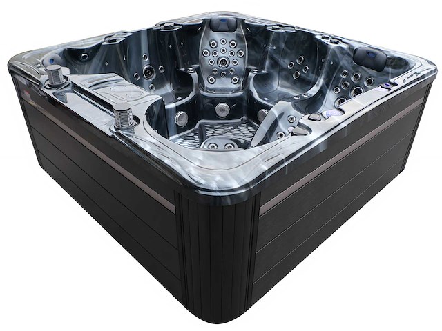 Mawialux 6-persoons buitenspa met balboa en wifi (bomvol opties en 150 massage jets) - zwarte binnenkuip - afbeelding 10 van  67