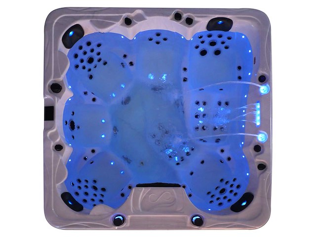 Mawialux 6-persoons buitenspa met balboa en wifi (bomvol opties en 150 massage jets) - zwarte binnenkuip - afbeelding 20 van  67