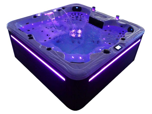 Mawialux 6-persoons buitenspa met balboa en wifi (bomvol opties en 150 massage jets) - zwarte binnenkuip - afbeelding 33 van  67