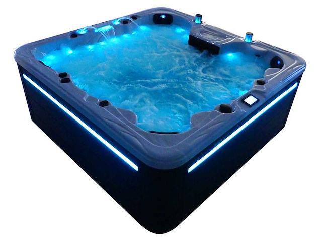 Mawialux 6-persoons buitenspa met balboa en wifi (bomvol opties en 150 massage jets) - zwarte binnenkuip - afbeelding 35 van  67