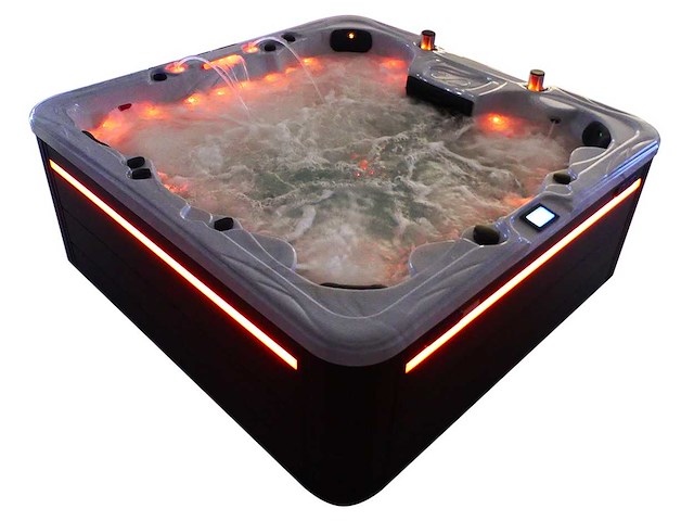 Mawialux 6-persoons buitenspa met balboa en wifi (bomvol opties en 150 massage jets) - zwarte binnenkuip - afbeelding 36 van  67