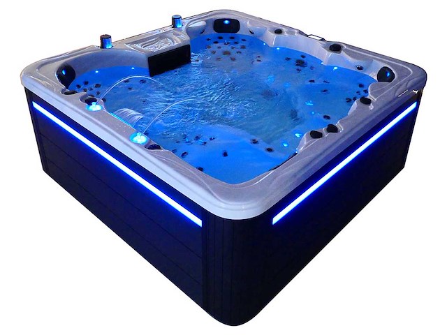 Mawialux 6-persoons buitenspa met balboa en wifi (bomvol opties en 150 massage jets) - zwarte binnenkuip - afbeelding 41 van  67