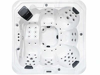 Mawialux 6-persoons buitenspa met bluetooth - witte binnenkuip
