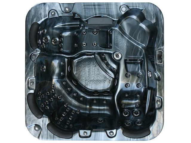 Mawialux 6-persoons buitenspa met bluetooth - zwart - afbeelding 12 van  27