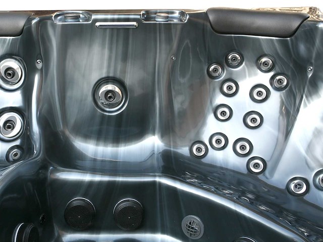 Mawialux 6-persoons buitenspa met bluetooth - zwart - afbeelding 26 van  27