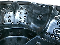 Mawialux 6-persoons buitenspa met bluetooth - zwart - afbeelding 3 van  27