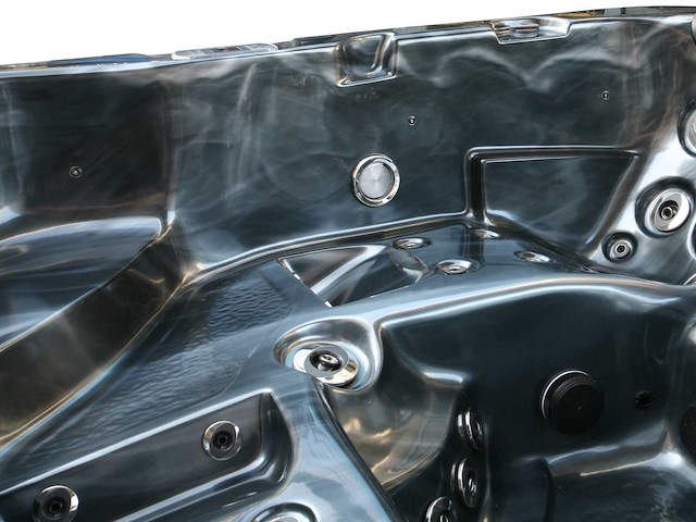 Mawialux 6-persoons buitenspa met bluetooth - zwart - afbeelding 24 van  27