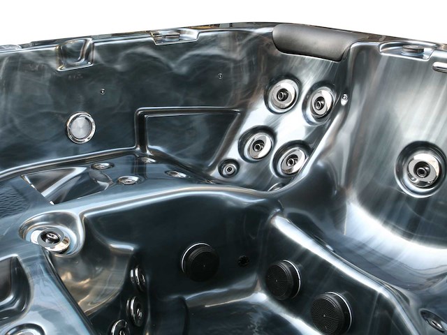 Mawialux 6-persoons buitenspa met bluetooth - zwart - afbeelding 25 van  27