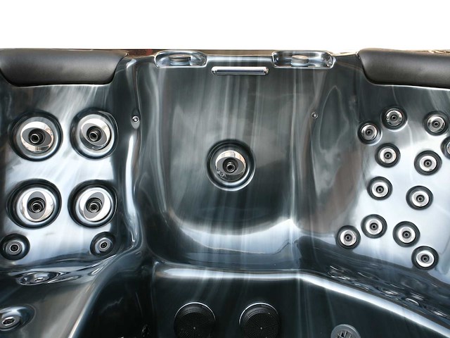 Mawialux 6-persoons buitenspa met bluetooth - zwart - afbeelding 6 van  27