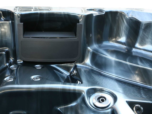 Mawialux 6-persoons buitenspa met bluetooth - zwart - afbeelding 3 van  4