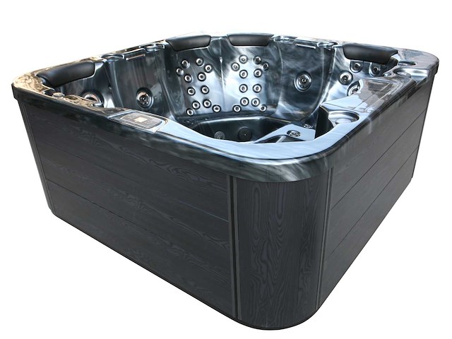 Mawialux 6-persoons buitenspa met bluetooth - zwart - afbeelding 6 van  11