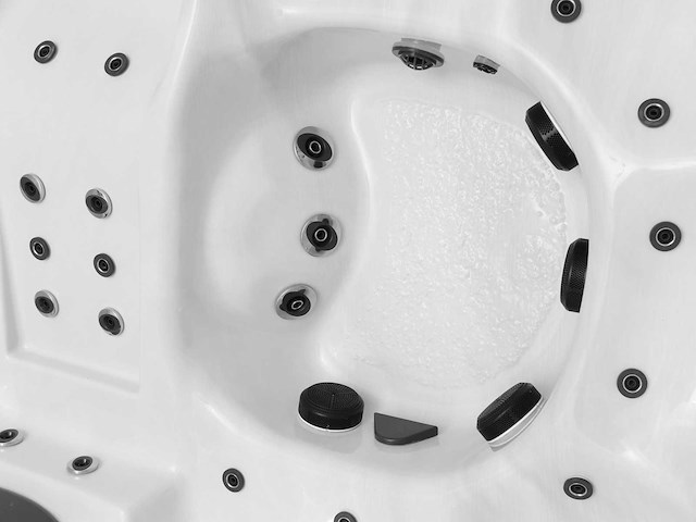 Mawialux 6-persoons buitenspa met bluetooth (plug and play 1x 220v stekker) - wit - afbeelding 4 van  6