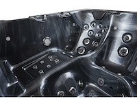 Mawialux 6-persoons buitenspa met bluetooth (plug and play 1x 220v stekker) - zwart - afbeelding 2 van  8