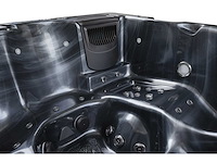 Mawialux 6-persoons buitenspa met bluetooth (plug and play 1x 220v stekker) - zwart - afbeelding 3 van  8