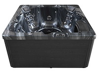 Mawialux 6-persoons buitenspa met bluetooth (plug and play 1x 220v stekker) - zwart - afbeelding 6 van  8