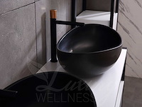 Mawialux badkamermeubel 150cm met 2 hangkasten - mat wit - afbeelding 10 van  30