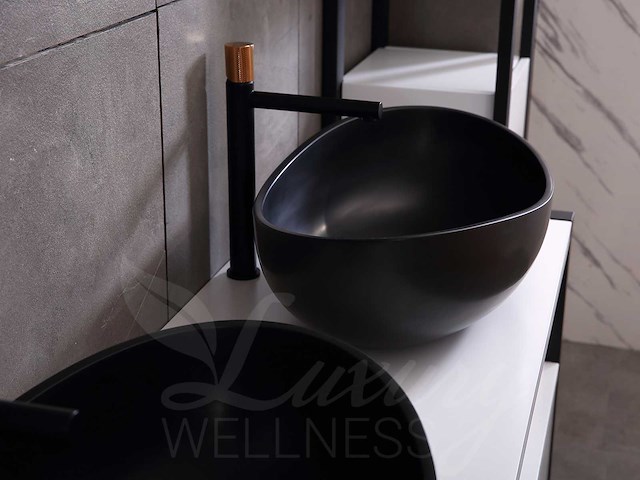 Mawialux badkamermeubel 150cm met 2 hangkasten - mat wit - afbeelding 10 van  30