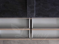 Mawialux badkamermeubel 2-persoons 120cm bruin eiken met hangkast - afbeelding 6 van  26
