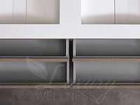 Mawialux badkamermeubel 2-persoons 160cm bruin eiken met hangkast - afbeelding 17 van  49