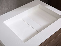 Mawialux badkamermeubel 2-persoons 160cm bruin eiken met hangkast - afbeelding 20 van  49