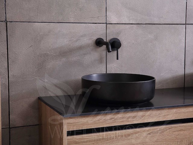 Mawialux badkamermeubel 2-persoons 160cm bruin eiken met hangkast - afbeelding 37 van  49