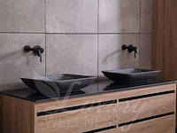 Mawialux badkamermeubel 2-persoons 160cm bruin eiken met hangkast - afbeelding 40 van  49