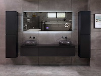 Mawialux badkamermeubel mat zwart 150/180cm breedte keuze - afbeelding 2 van  41