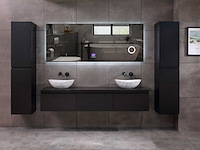 Mawialux badkamermeubel mat zwart 150/180cm breedte keuze - afbeelding 3 van  41