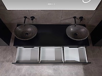 Mawialux badkamermeubel mat zwart 150/180cm breedte keuze - afbeelding 18 van  41