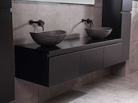 Mawialux badkamermeubel mat zwart 150/180cm breedte keuze - afbeelding 21 van  41