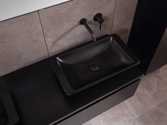 Mawialux badkamermeubel mat zwart 150/180cm breedte keuze - afbeelding 27 van  41