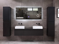 Mawialux badkamermeubel mat zwart 150/180cm breedte keuze - afbeelding 37 van  41