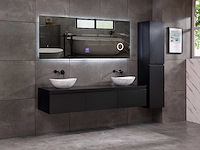 Mawialux badkamermeubel mat zwart 150/180cm breedte keuze - afbeelding 29 van  35