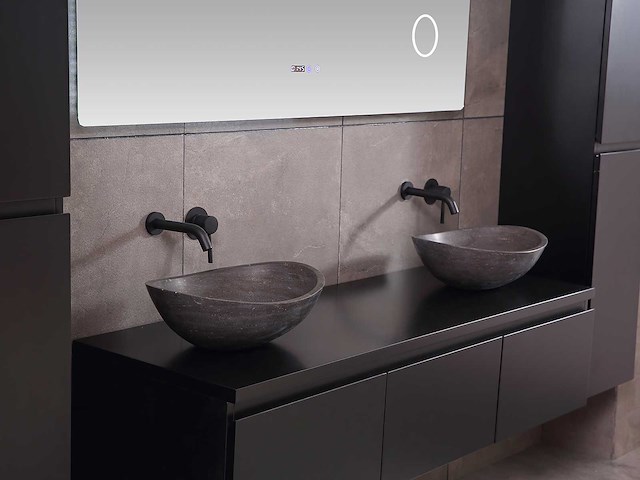 Mawialux badkamermeubel mat zwart 180cm - afbeelding 24 van  40