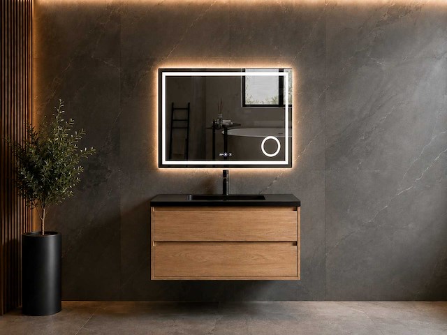 Mawialux badmeubelset 100cm - eiken - afbeelding 1 van  6