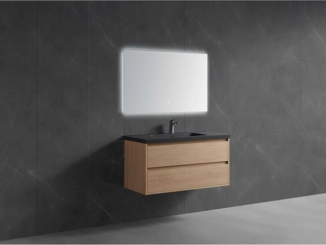 Mawialux badmeubelset 100cm - eiken - afbeelding 2 van  6