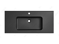 Mawialux badmeubelset 100cm met hangkast - mat wit - afbeelding 3 van  3