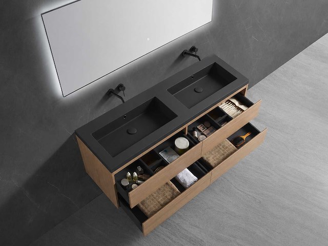 Mawialux badmeubelset 120cm - eiken - afbeelding 2 van  5
