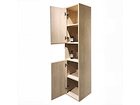 Mawialux badmeubelset 120cm met hangkast - eiken - afbeelding 6 van  10