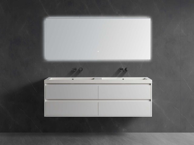 Mawialux badmeubelset 160cm - mat wit - afbeelding 1 van  8