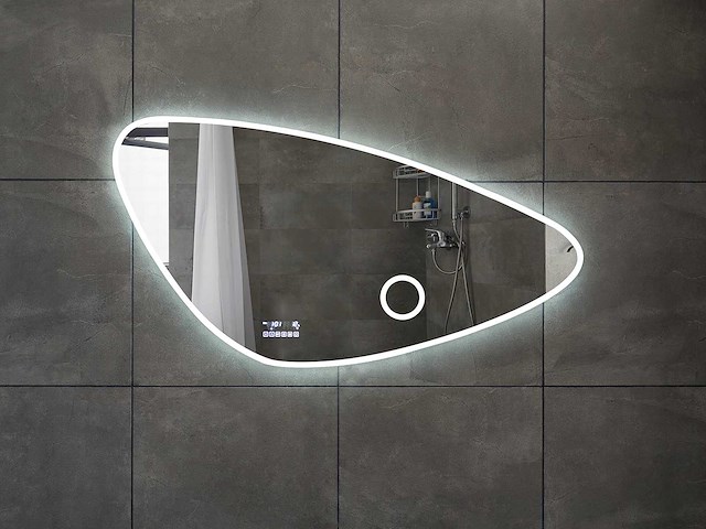 Mawialux bluetooth led spiegel 100x64 of 120x69cm of 140x70 keuze - afbeelding 9 van  16