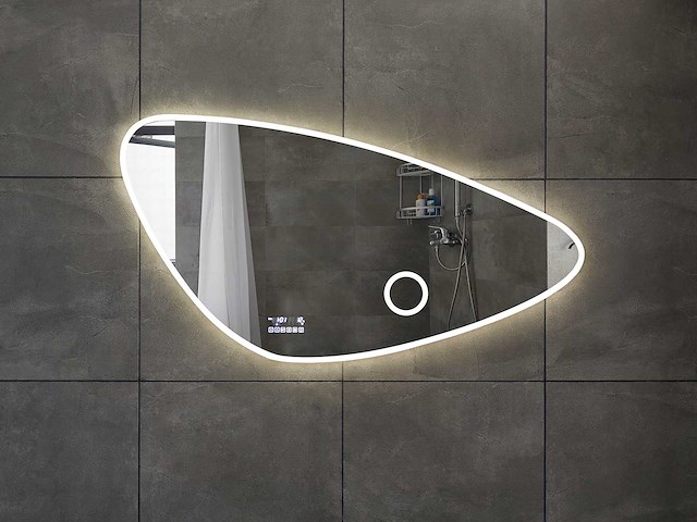 Mawialux bluetooth led spiegel 100x64 of 120x69cm of 140x70 keuze - afbeelding 6 van  10