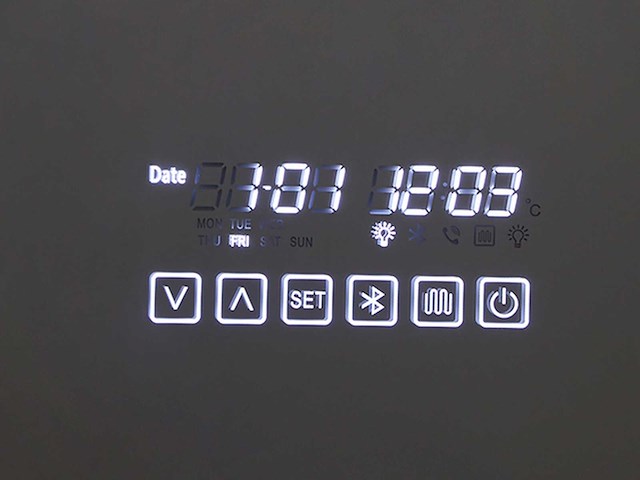 Mawialux bluetooth led spiegel 100x64 of 120x69cm of 140x70 keuze - afbeelding 8 van  10