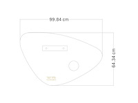 Mawialux bluetooth led spiegel 100x64 of 120x69cm of 140x70 keuze - afbeelding 4 van  15