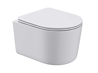 Mawialux compact inbouw wandcloset met closetzitting glans wit - afbeelding 1 van  7