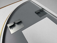 Mawialux decoratieve halve maan led spiegel in 180 of 200cm (zonder rand of mat zwart/goud rand) - afbeelding 7 van  20
